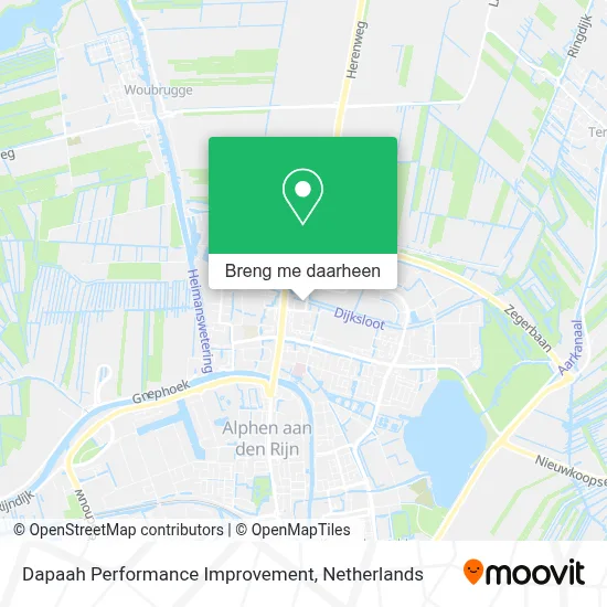 Dapaah Performance Improvement kaart