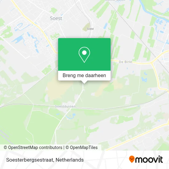 Soesterbergsestraat kaart