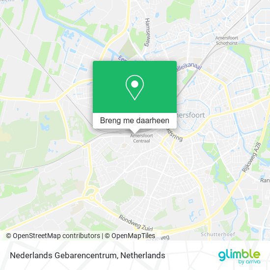 Nederlands Gebarencentrum kaart