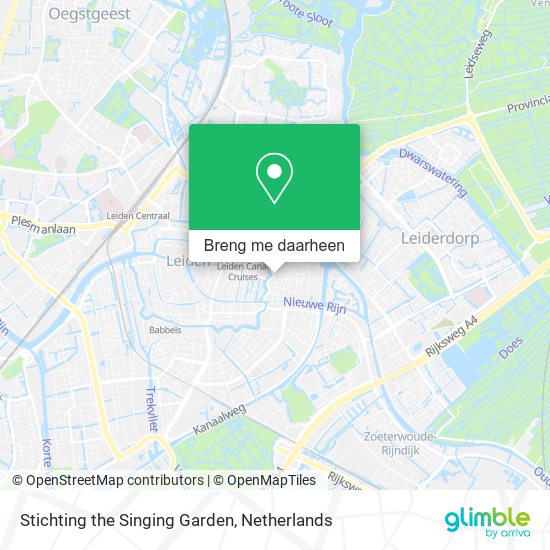 Stichting the Singing Garden kaart