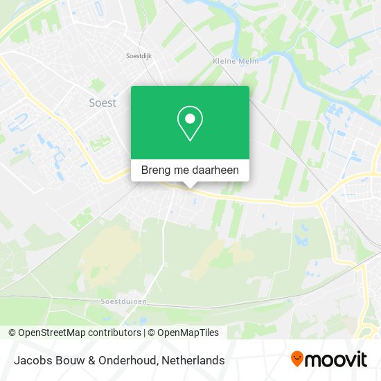 Jacobs Bouw & Onderhoud kaart