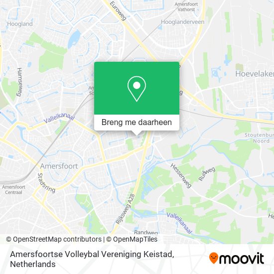 Amersfoortse Volleybal Vereniging Keistad kaart