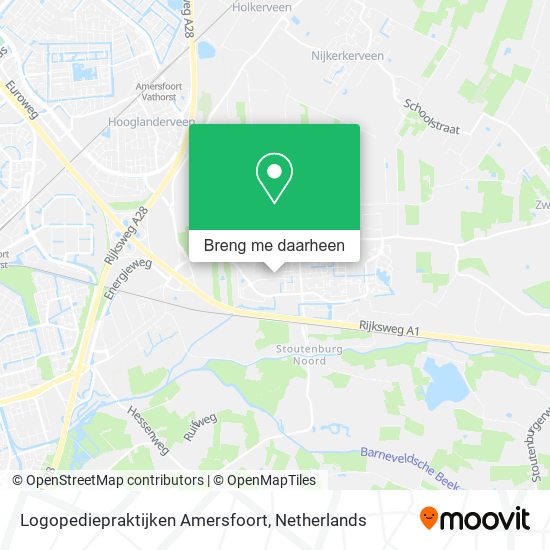 Logopediepraktijken Amersfoort kaart