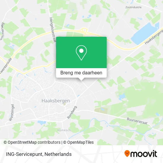ING-Servicepunt kaart