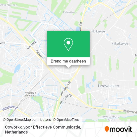 Coworkx, voor Effectieve Communicatie kaart