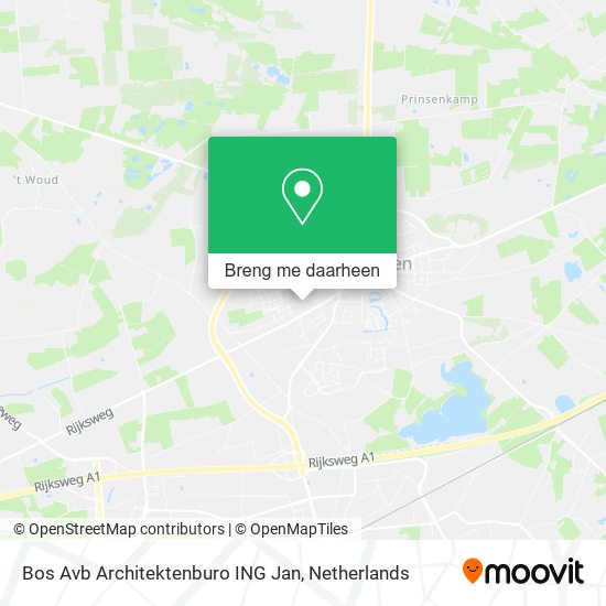 Bos Avb Architektenburo ING Jan kaart