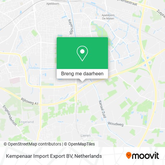 Kempenaar Import Export BV kaart