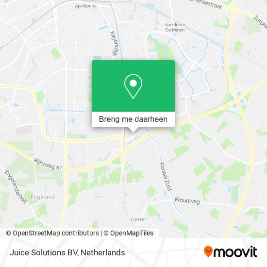 Juice Solutions BV kaart