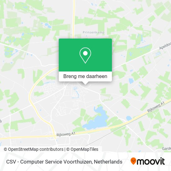 CSV - Computer Service Voorthuizen kaart