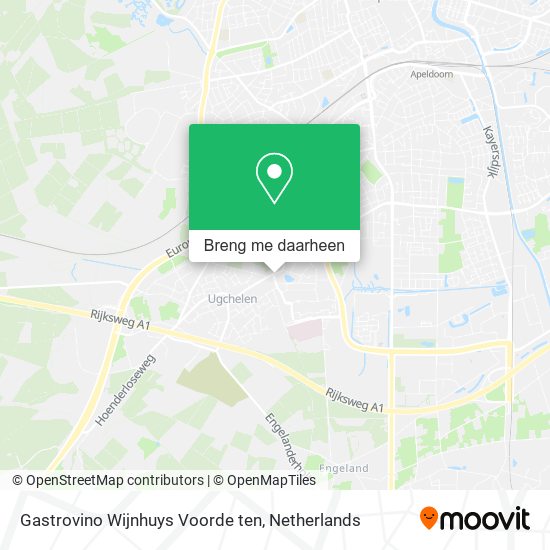 Gastrovino Wijnhuys Voorde ten kaart