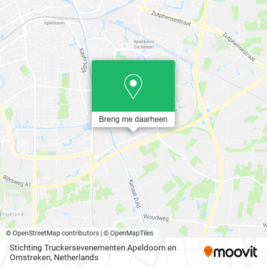 Stichting Truckersevenementen Apeldoorn en Omstreken kaart