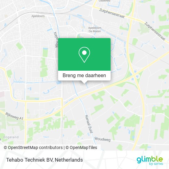 Tehabo Techniek BV kaart