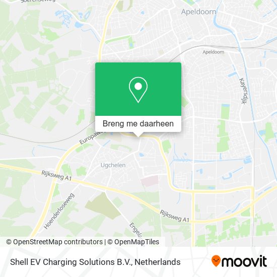 Shell EV Charging Solutions B.V. kaart