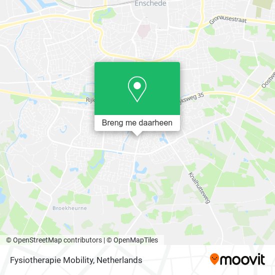 Fysiotherapie Mobility kaart