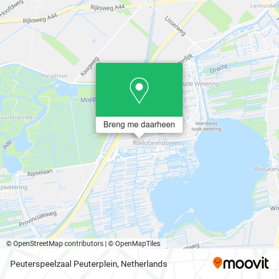 Peuterspeelzaal Peuterplein kaart