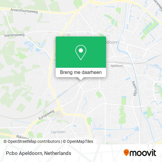 Pcbo Apeldoorn kaart