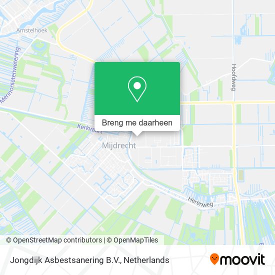 Jongdijk Asbestsanering B.V. kaart