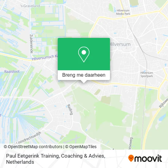 Paul Eetgerink Training, Coaching & Advies kaart