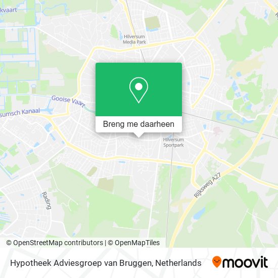 Hypotheek Adviesgroep van Bruggen kaart