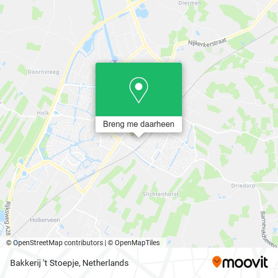 Bakkerij 't Stoepje kaart