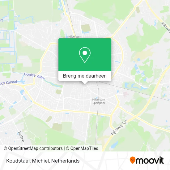 Koudstaal, Michiel kaart