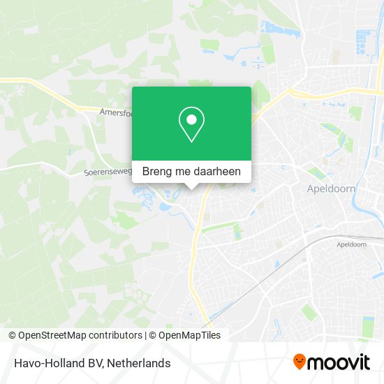 Havo-Holland BV kaart