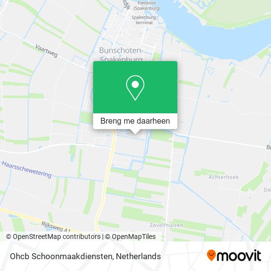 Ohcb Schoonmaakdiensten kaart