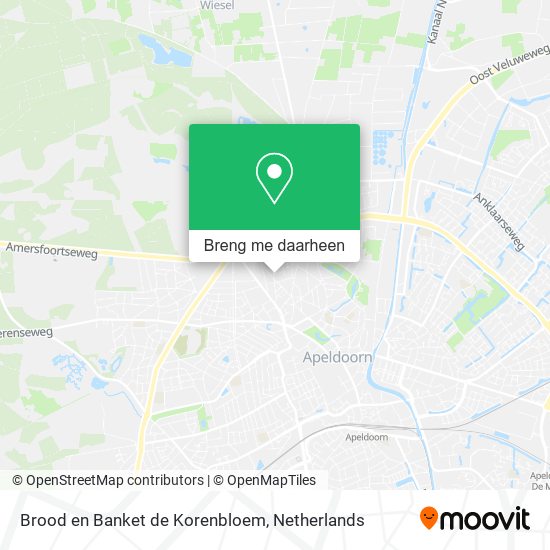 Brood en Banket de Korenbloem kaart