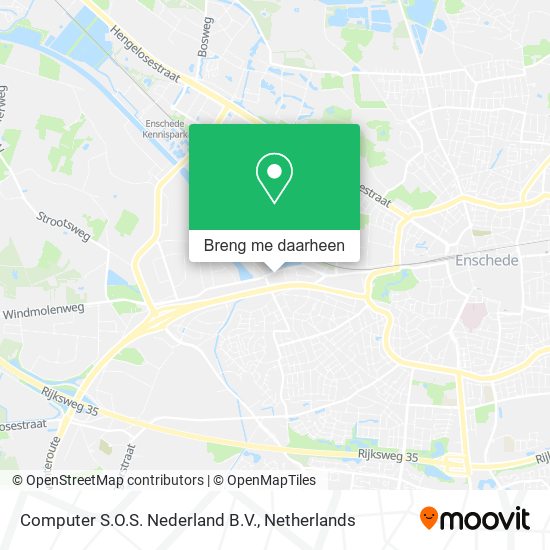 Computer S.O.S. Nederland B.V. kaart
