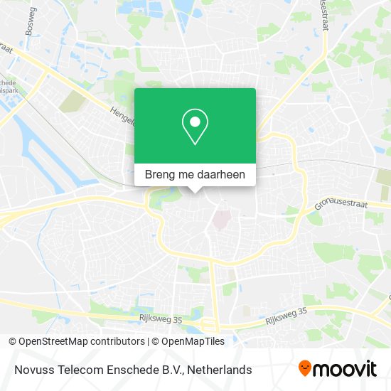 Novuss Telecom Enschede B.V. kaart