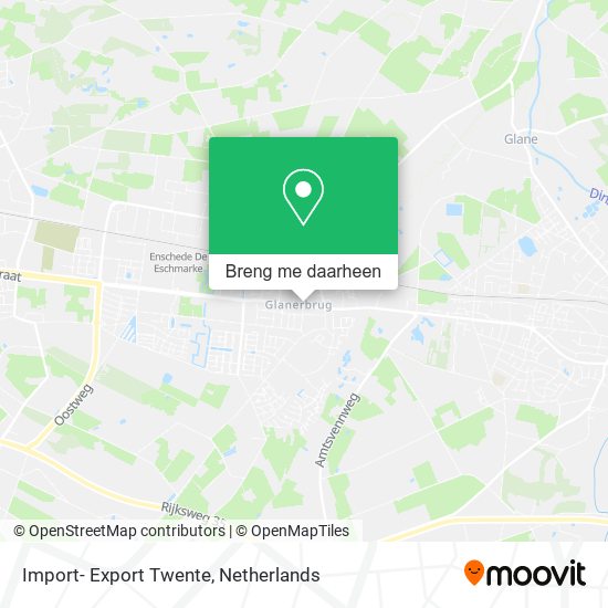 Import- Export Twente kaart