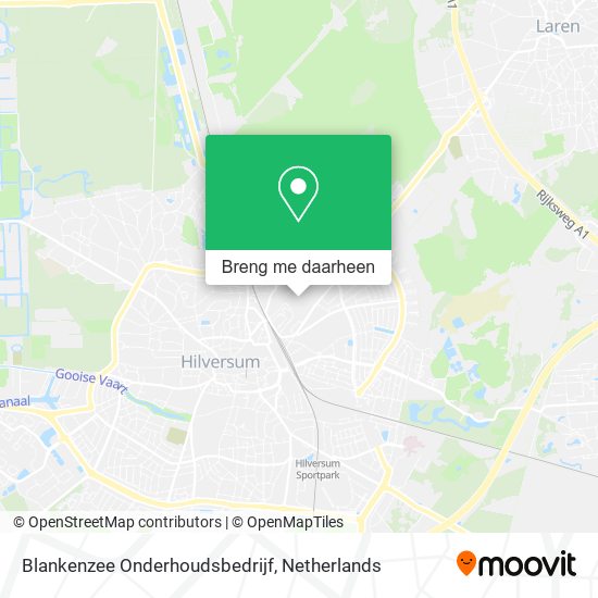 Blankenzee Onderhoudsbedrijf kaart