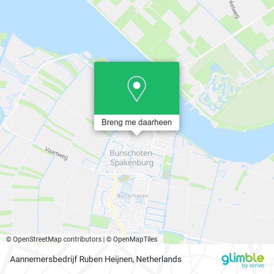 Aannemersbedrijf Ruben Heijnen kaart