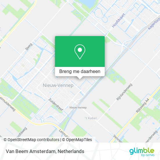 Van Beem Amsterdam kaart