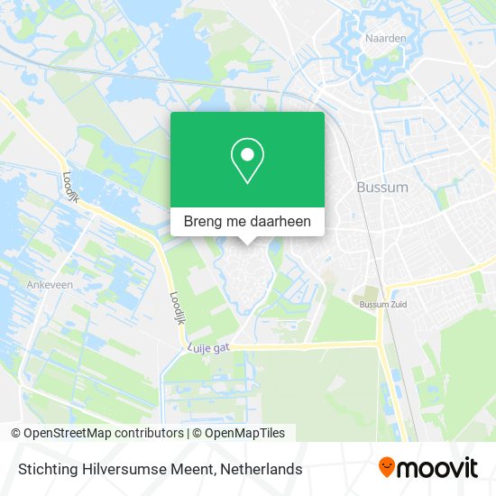 Stichting Hilversumse Meent kaart