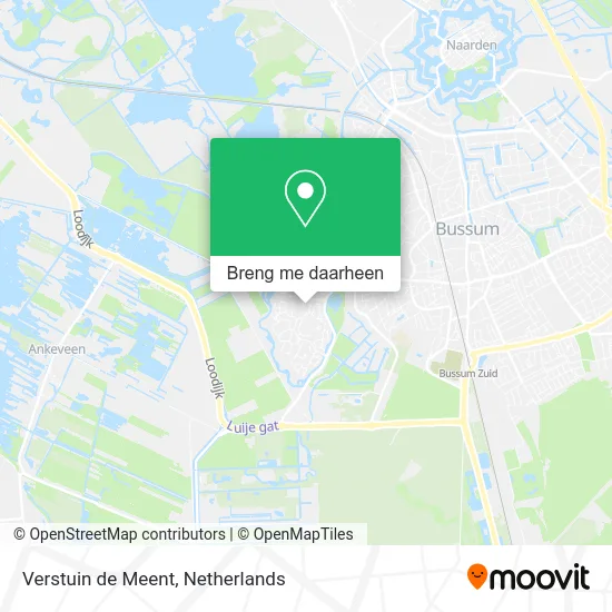 Verstuin de Meent kaart