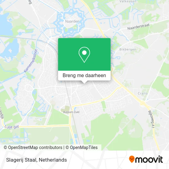 Slagerij Staal kaart