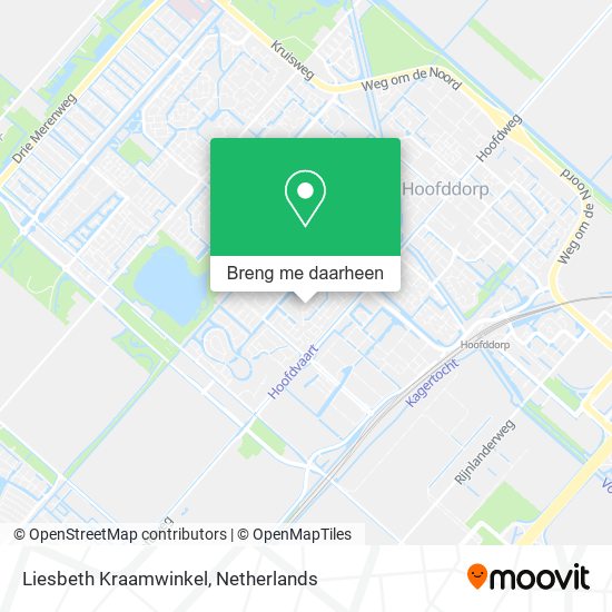 Liesbeth Kraamwinkel kaart