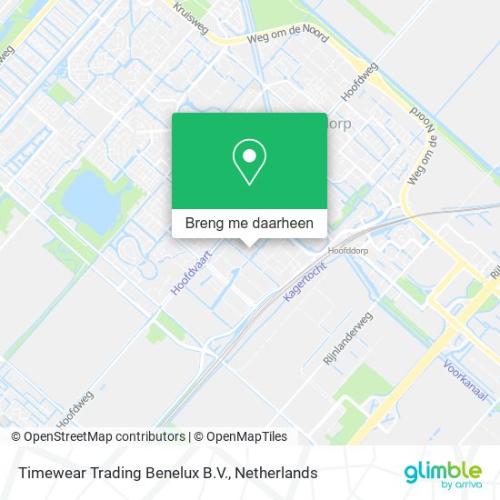 Timewear Trading Benelux B.V. kaart