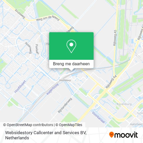 Websidestory Callcenter and Services BV kaart