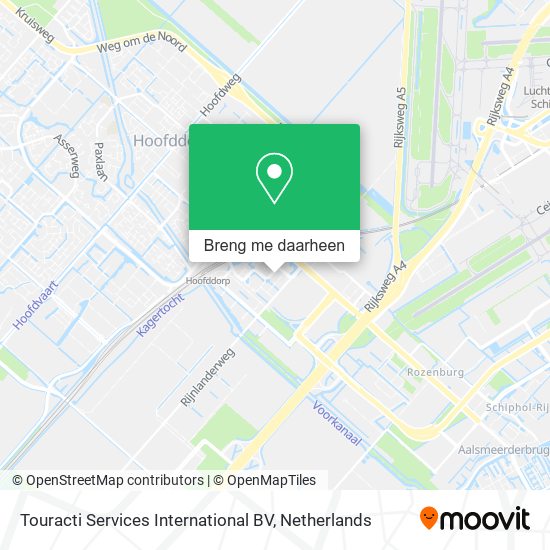 Touracti Services International BV kaart