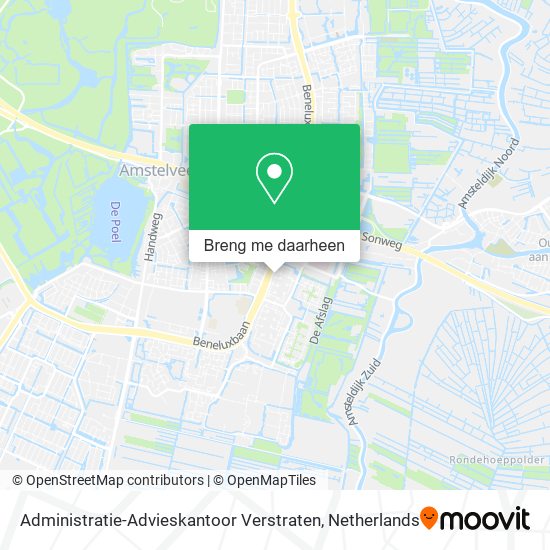 Administratie-Advieskantoor Verstraten kaart