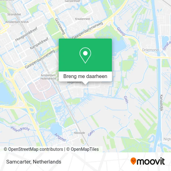 Samcarter kaart