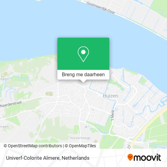 Univerf-Colorite Almere kaart