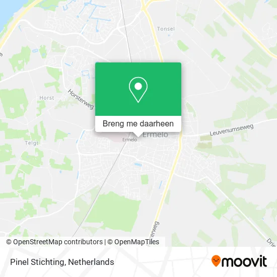 Pinel Stichting kaart