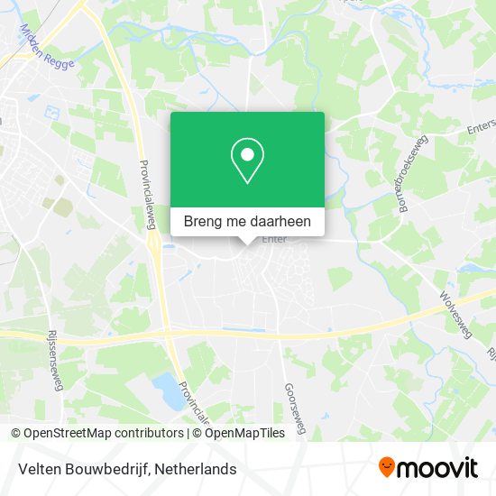 Velten Bouwbedrijf kaart