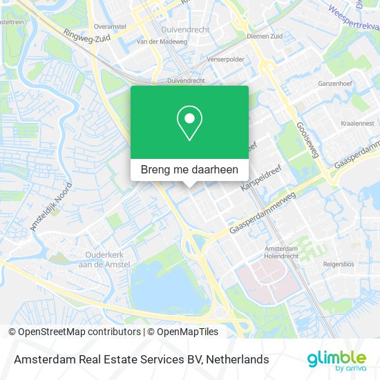 Amsterdam Real Estate Services BV kaart