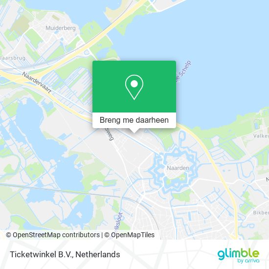 Ticketwinkel B.V. kaart