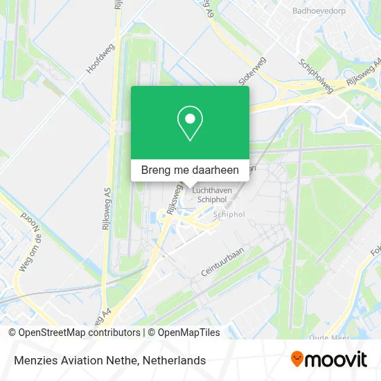 Menzies Aviation Nethe kaart