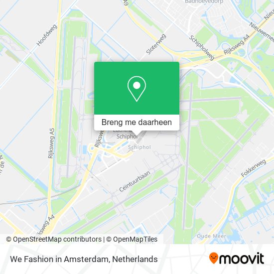 We Fashion in Amsterdam kaart